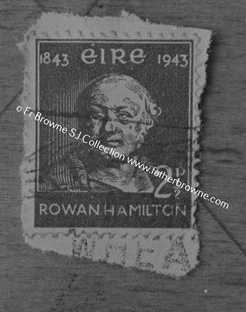 COPY NEGS ROWAN HAMILTON STAMP 1943 (QUATERNIOUS)